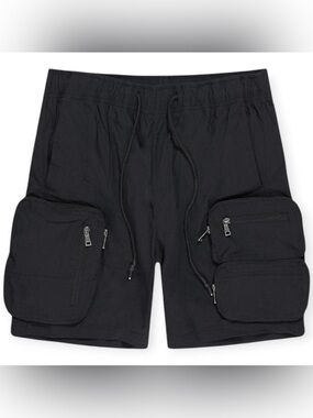 Jordan Craig Men Retro Altitude Cargo Travel Shorts (Black) size Small